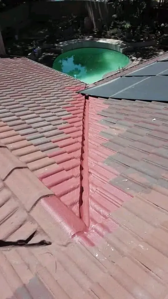 Roof junction detail