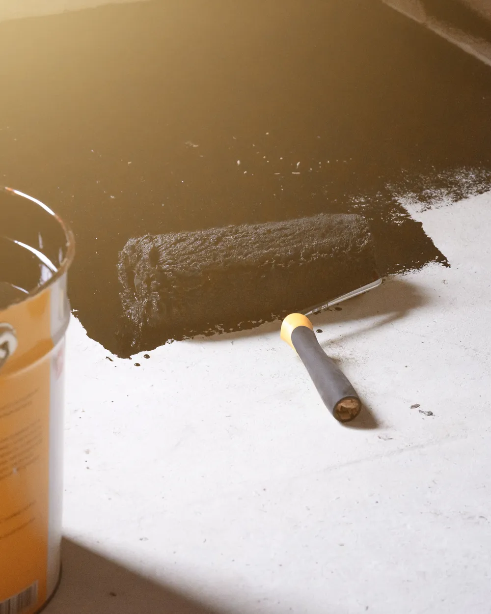 Stock photograph illustrating roof coatings